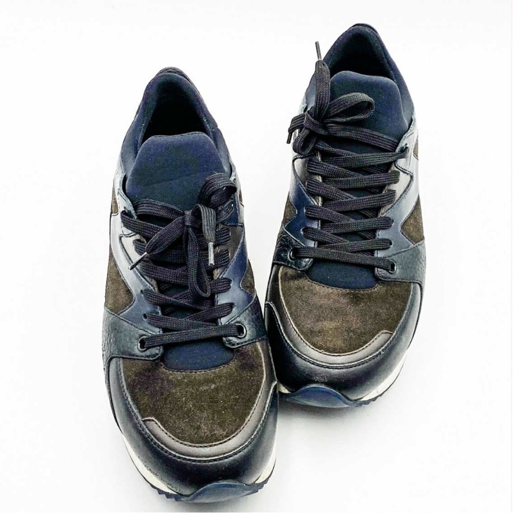 Dolce & Gabbana Unique Men’s Black and Brown Sneakers, Sizd 8.5